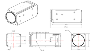92x Optical Zoom PTZ <strong>Camera</strong> Module LVDS Output Electronic Shutter 2MP Full HD Night Vision Long Range Lens - Product Image 4