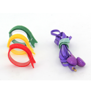 Brida para cables de gancho y bucle de doble cara ajustable reutilizable espalda con espalda - Product Image 1
