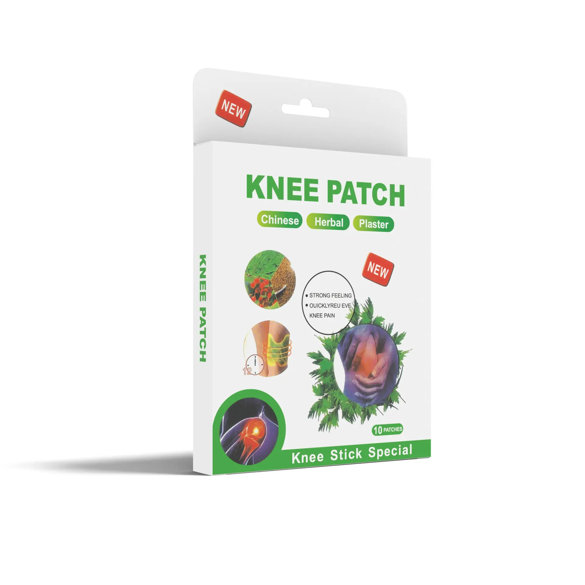 Nouveaux produits boîte patch au genou patch au genou à base de plantes chinoises soulager la douleur