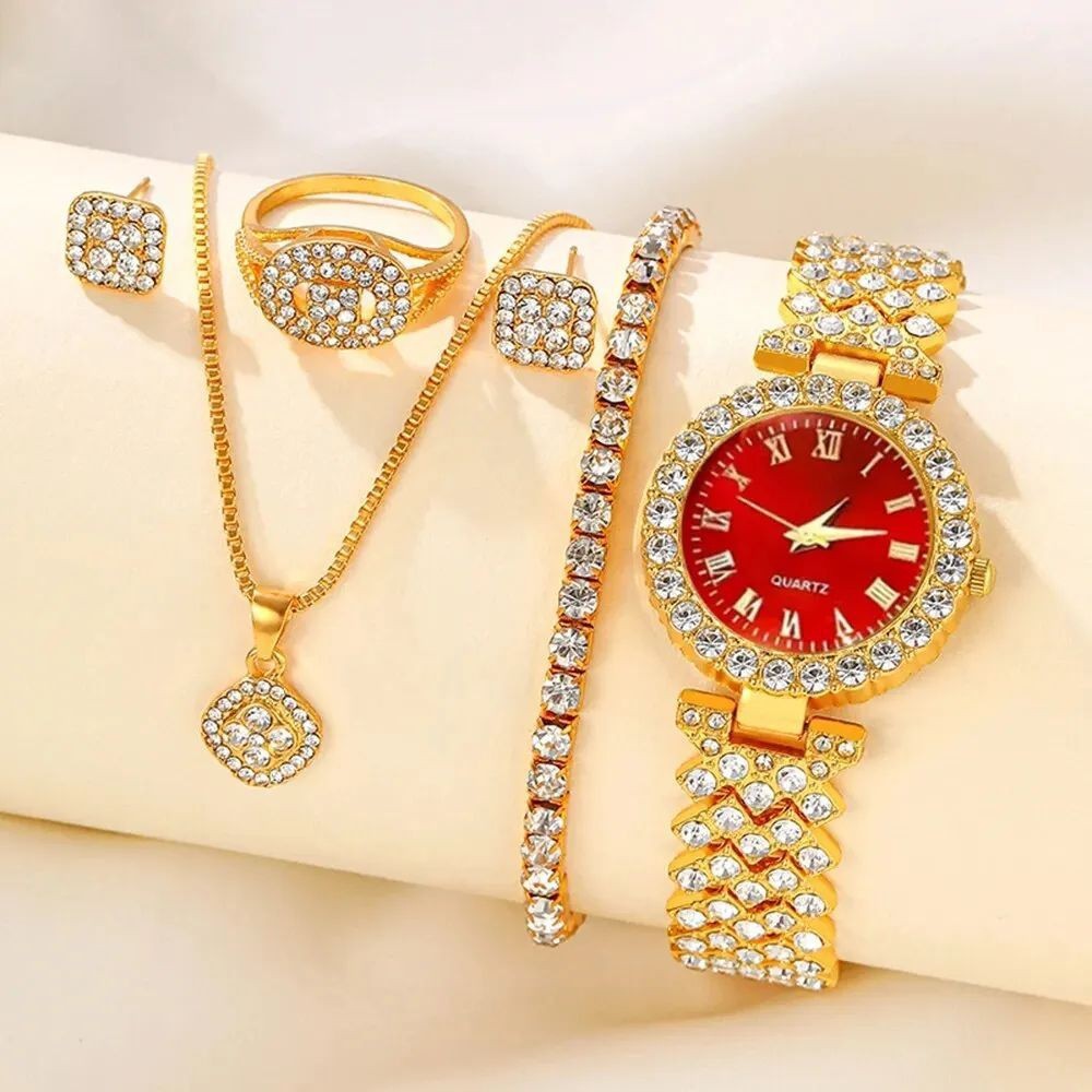Gold A7 red face + gold single row square (without box)