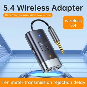 2合1 5.4发射器接收器Aux音频适配器无线3.5毫米AUX，用于支持tf卡的车载电视PC扬声器 - Product Image 3