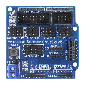 Sensör kalkanı V5.0 sensörü genişletme kartı Arduino UNO R3 sensör modülleri için IO arayüzü genişletme kartı