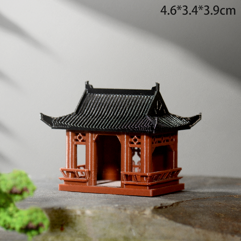 Pavillon rétro pivoine-petite taille