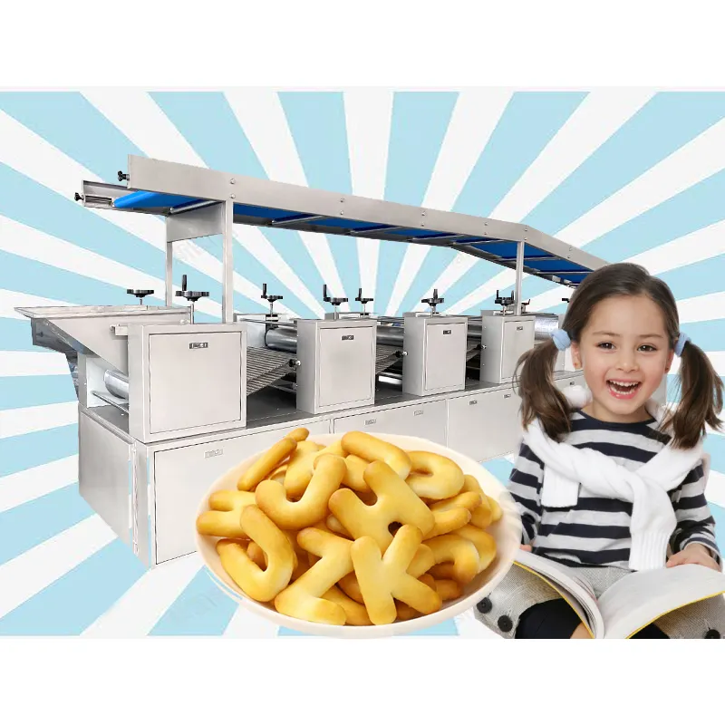 Multi-Smaak Horizontale Koekjesmachine Voor Het Maken Van Koekjes Machine Voor Het Maken Van Melkkoekjes