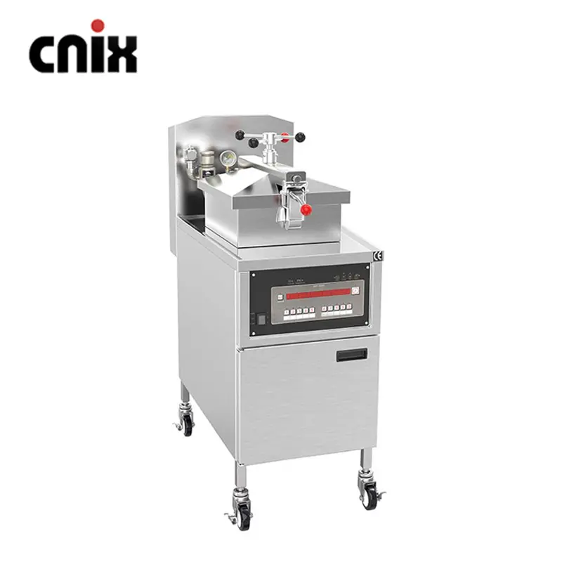 Pfe-800 Cnix commercial poulet pression gaz friteuse à haute pression/friteuse à gaz fabricants