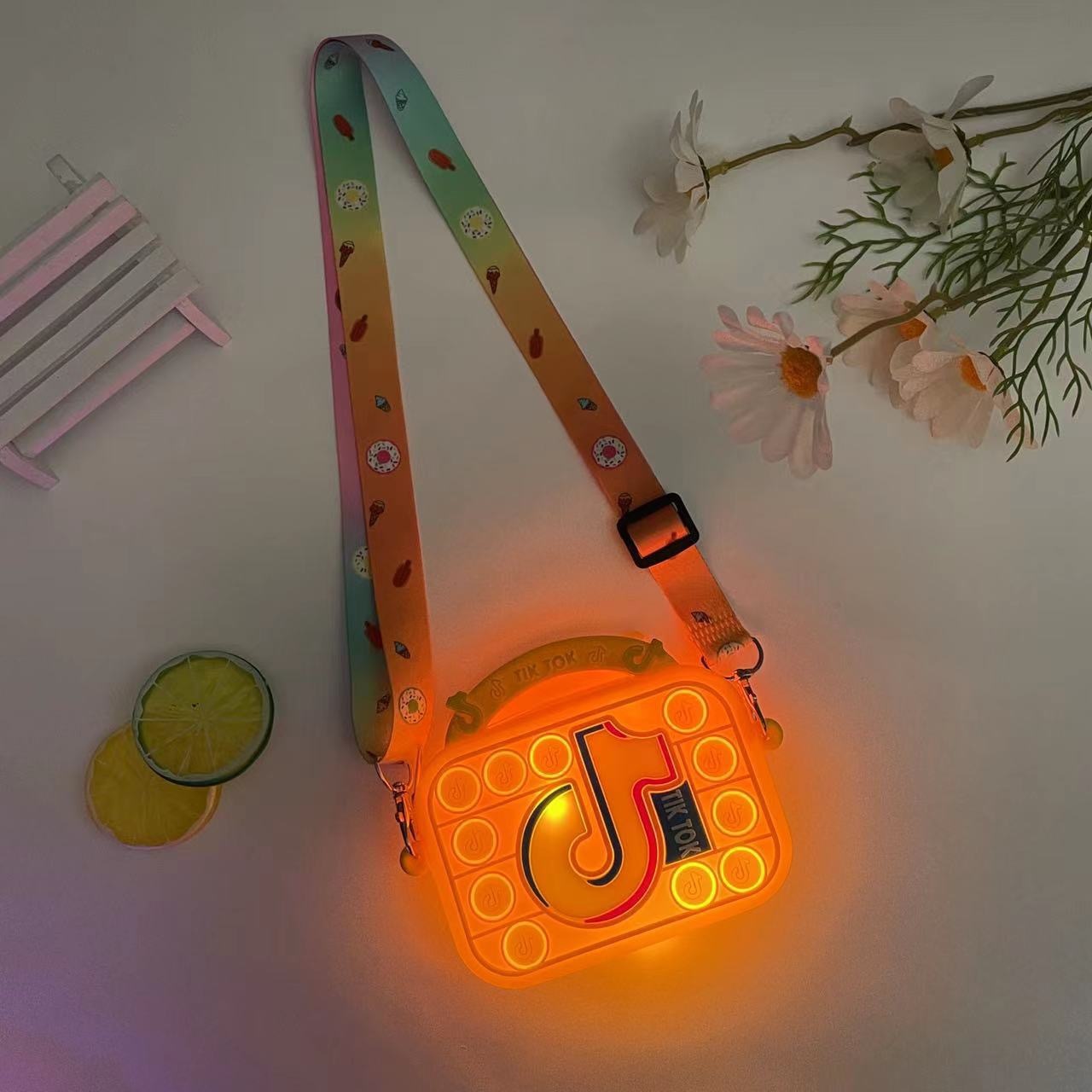 Borsa a LED gialla