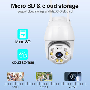 LEVOFAST Precio bajo Exterior HD Control remoto Exterior Wifi Cámara IP Grabación Surround View Tracking Rotating CCTV Camera - Product Image 4