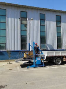 Telaio di sollevamento per il trasporto di pendenza 1 ton 2 tonnellate 3 tonnellate portatile idraulico mobile di carico e scarico piattaforma di sollevamento - Product Image 4