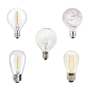 G40Led交換用電球0.6W屋外パティオストリングライト用飛散防止グローブ電球 - Product Image 3