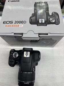 CAN-2000D Kit EF-S 18-55mm 1:3.5-5.6 III Lens 4K HD CMOS sensör SD kart uyumluluğu dijital kamera 18-55 IS II WiFi - Product Image 6