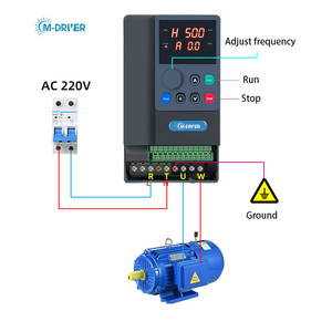Monofasico a Trifasico 220v M-driver inversor Vfd para <span class=keywords><strong>motor</strong></span> monofásico