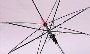 Transparent PVC Long Handle Straight Umbrella Candy-Colored 8 Bone <strong>Rain</strong> <strong>Cover</strong> for Travel Manual Control Clear Sun Protection - Product Image 6