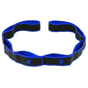 8 Loops Nylon Yoga Resistência Strap Elástico Fitness Yoga Strap Yoga Mat Ginásio Equipamento Cintura Trainer Esporte Pullups