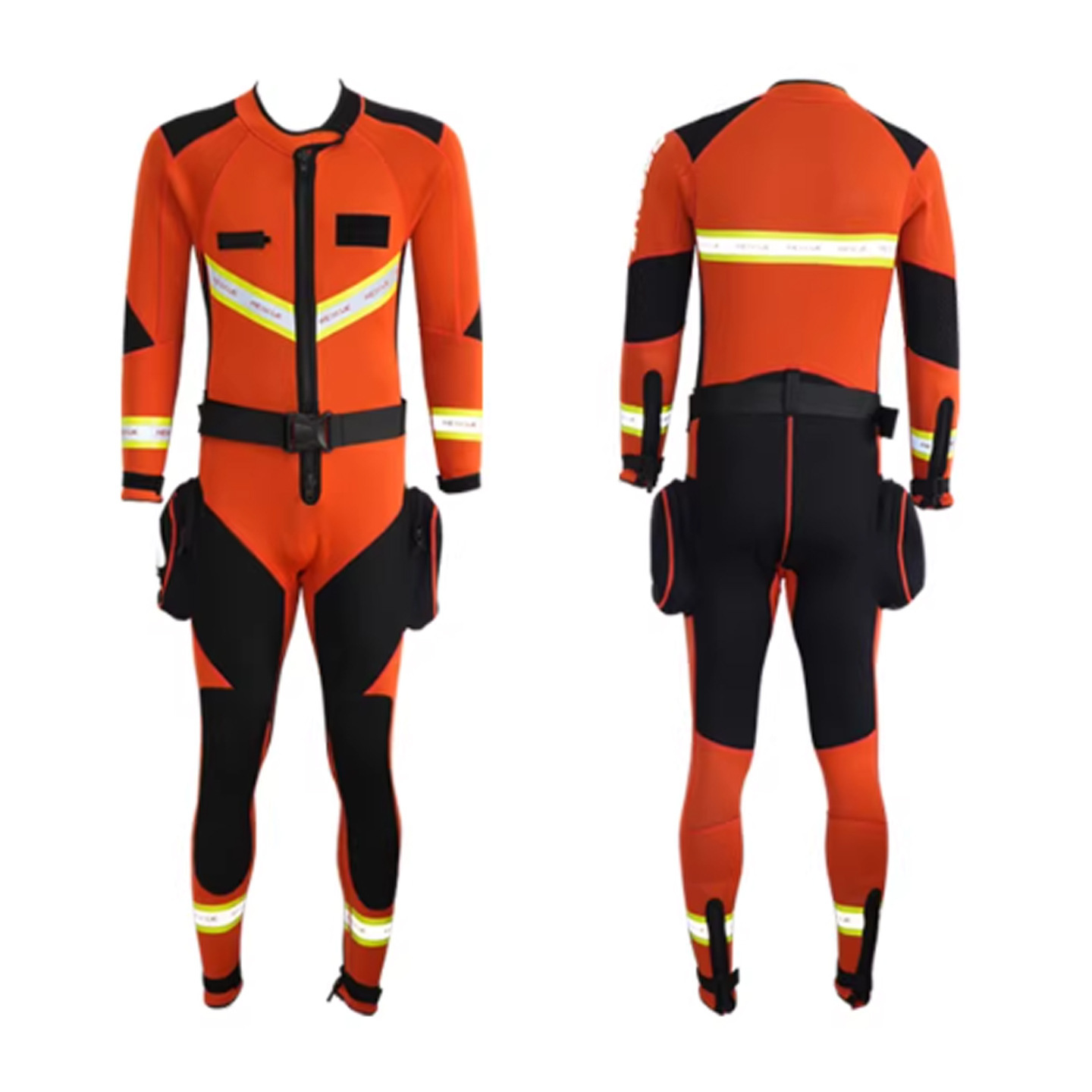 Wet Rescue Suit One-Piece - Orange