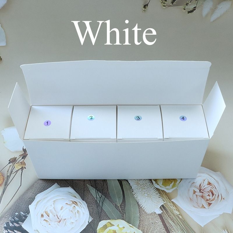 Boîte simple emballée-Blanc