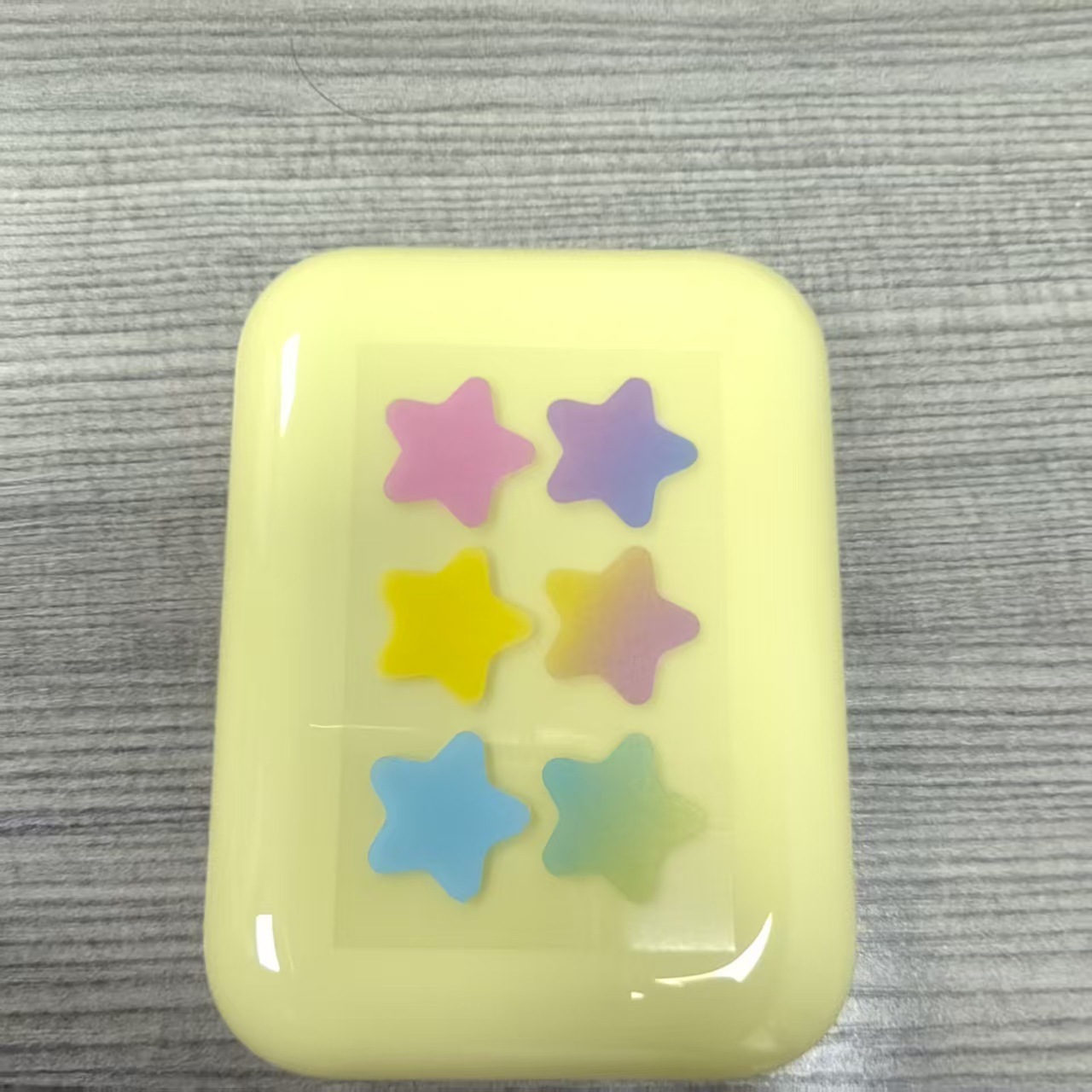 6 estrellas de hidrocoloide de colores