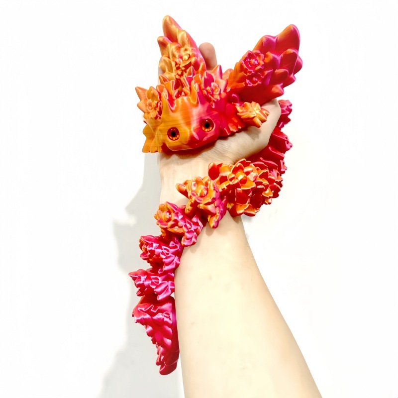 7 Picture Shown-red gold-45cm-PLA-OPP packaging