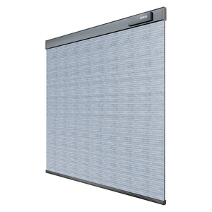 Luxury Shangrila Blinds for Living Room <strong>Windows</strong> Smart Motorized Horizontal Sheer Triple Shade Blind <strong>with</strong> <strong>Built</strong>-In Installation - Product Image 1