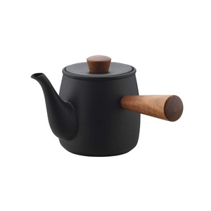 热销日式现代茶具大容量700毫升环保木质不锈钢茶壶 - Product Image 3