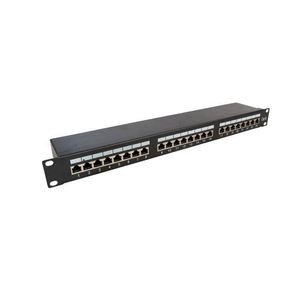 19英寸1U梯形插孔光纤无工具ODF Utp光学接线板，带电缆管理器 - Product Image 1