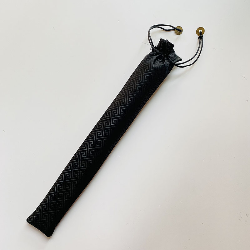 Black fabric holder