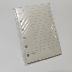 Diy Cuaderno de Resina Perforado con 6 Agujeros, 45 Hojas, 90 Páginas, Planificador de Bolsillo A7, Carpeta de Inserción, Organizador de Cuaderno, Recambios de Papel - Product Image 2