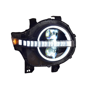 Büyük duvar tankı için 300 lazer Lens LED far takımı değişiklik dinamik günlük koşu işık dönüş sinyali araba aksesuarları - Product Image 1