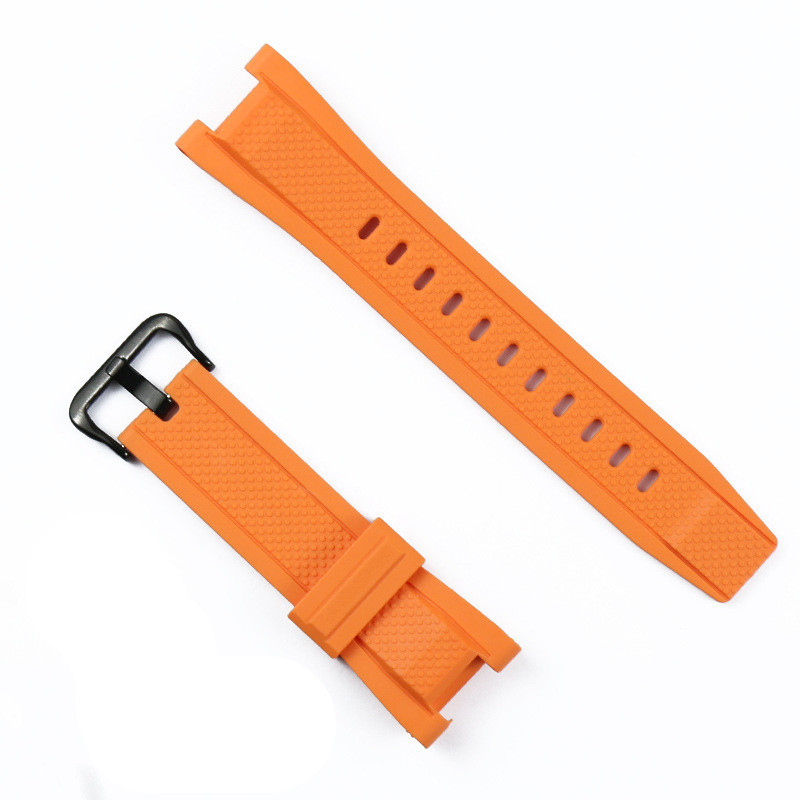 Boucle orange et noire