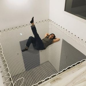 Прочная безузловатая защитная сетка для защиты от падения, высокопрочная УФ-стабилизированная садовая Сетка из полиэстера - Product Image 2