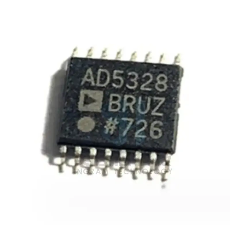 Chip convertidor de digital a analógico AD5328BRUZ, nuevo circuito integrado, AD5328, AD5328BRUZ, 1, 2, 2, 1, 2