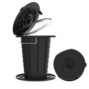 大人の車のトラック用の格納式トイレとキャンプ用の屋外の個人用ポータブルトイレ - Product Image 1