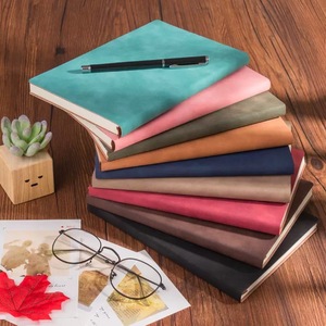 批发定制B5 A5 A6厚软皮笔记本精装办公日记手书可爱日记记事本礼品 - Product Image 2