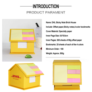 Toptan sevimli yapışkan notlar ile ev kağıt özel logolu kutu yapışkan notlar okul kırtasiye ofis malzemeleri yapışkan not pedleri - Product Image 3