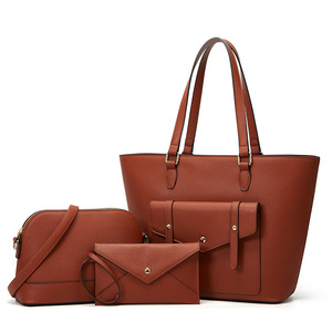 Kadınlar için 2025 sonbahar yeni Saffiano çanta omuz çantaları Tote Satchel <span class=keywords><strong>Hobo</strong></span> 3 adet çanta seti toptan