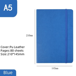 Fascia elastica ufficio A5 Notebook impermeabile finta pelle può Logo personalizzato - Product Image 5