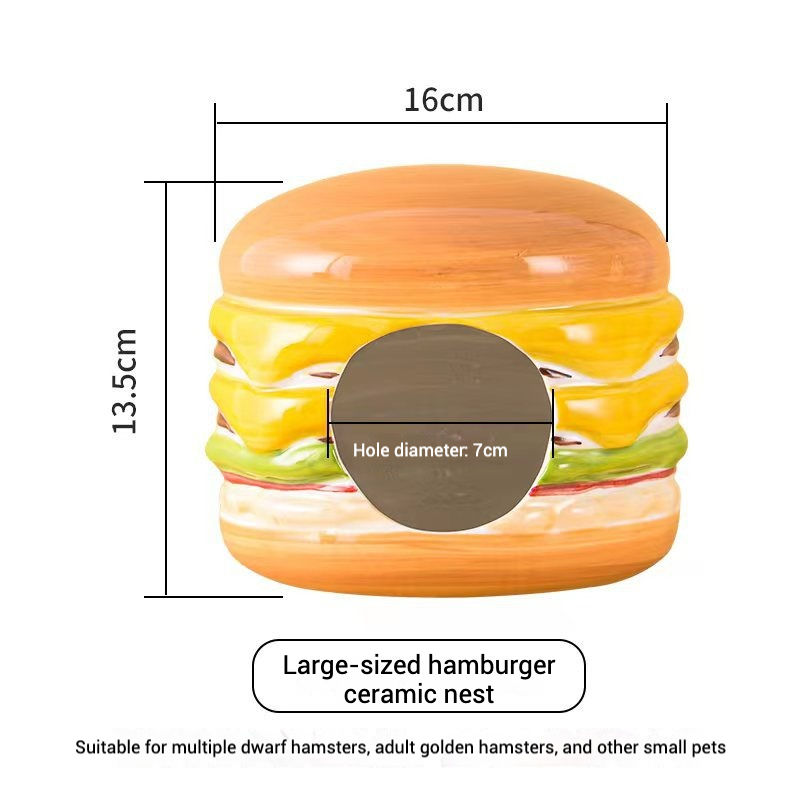 Bol en céramique Burger/jaune