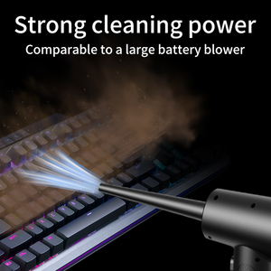 51000rpm mikro jet blower kanepeler üzerinde toz temizlemek için kullanılabilir ve oyuncaklar akülü elektrikli hava silgi