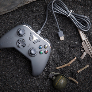เกมแพดแบบมีสายสำหรับคอนโซล Xbox Series X & Xbox One series x/s พร้อมมอเตอร์สั่นมีตัวควบคุมแบบมีสาย - Product Image 3