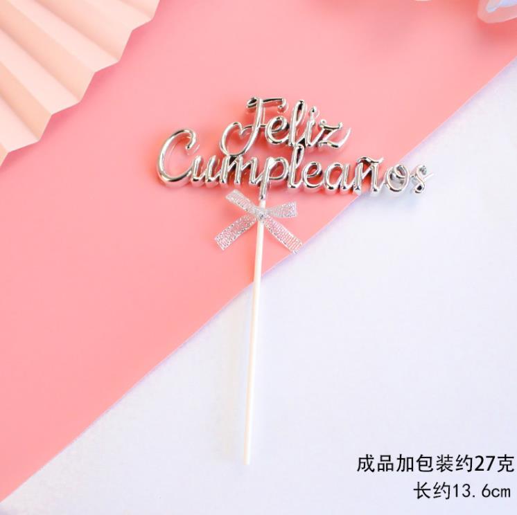 Silver Spanish birthday