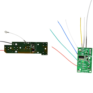 4 canali trasmettitore ricevitore telecomando circuito auto con luci 3D - Product Image 1