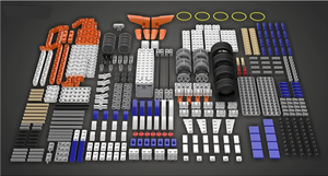 Scratch <strong>programming</strong> maker teaches child educational toy small particle building blocks <strong>programming</strong> control remote robot toys kit