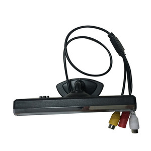Monitor LCD de 3,5 pulgadas Entrada 2AV 12V Monitor de tablero Vista trasera frontal Mini Pantalla de coche