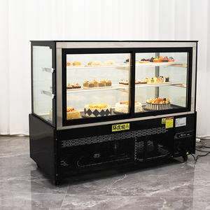 Hai Lớp ủ Kính bánh mì Máy làm lạnh bánh tủ lạnh tủ trưng bày tủ trưng bày cho cửa hàng bánh và bánh - Product Image 3