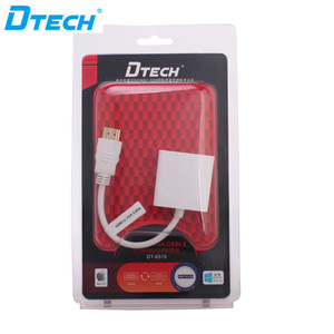 Convertidor de cable HDMI macho a VGA hembra, convertidor de cable VGA a HDMI, 1080p para monitor y proyector