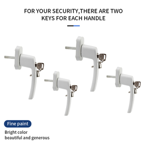 European <strong>Window</strong> Door Style <strong>Lock</strong> <strong>Handle</strong> Round Pvc <strong>Lock</strong> <strong>Handle</strong> Hardware Fitting Stylish Aluminum <strong>Windows</strong> <strong>Handles</strong> - Product Image 3
