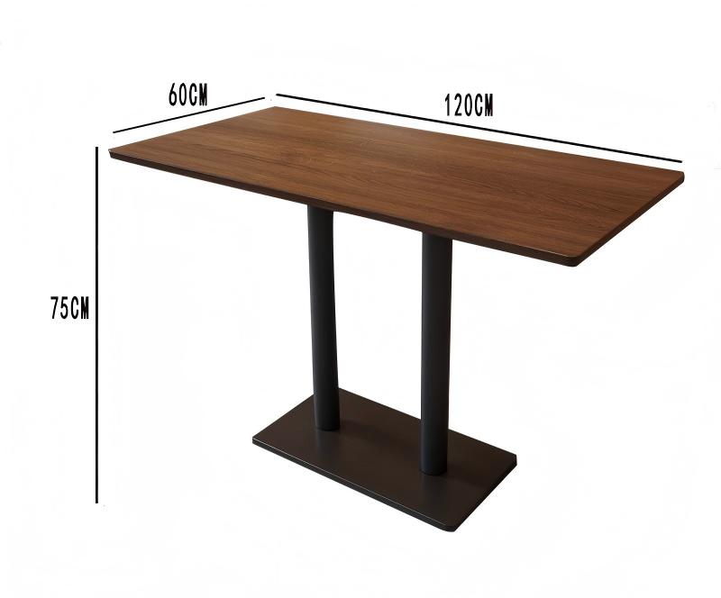 Mesa rectangular para restaurante