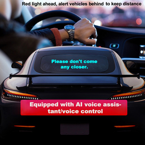 Segno dello schermo a Led pubblicitario Rgb scolling Message Display App programmabile Soft flessibile pannello Led Display del lunotto posteriore per auto - Product Image 4
