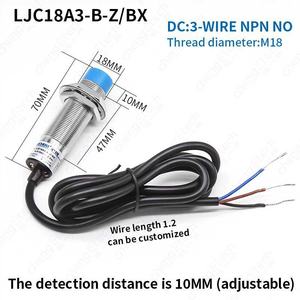 HUCHDQ PNP NPN sensore di rilevamento sensore di livello liquido capacitivo NC LJC18A3 sensore di prossimità - Product Image 5