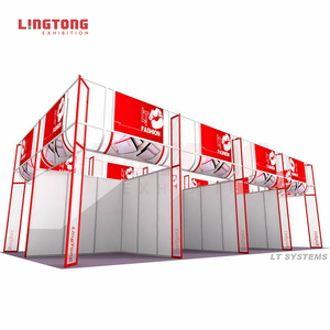 Exhibiciones modulares de paredes y quioscos para ferias comerciales, paneles de pared personalizables para exhibiciones de stands de esquemas de conchas de exposición - Product Image 6