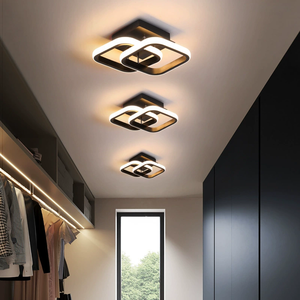 Contemporary <strong>LED</strong> Ceiling Lamp with Modern <strong>Design</strong> Simple Flush Mount Bedroom Living Room Chandelier E12 Base Middle-Sized Lamps - Product Image 5